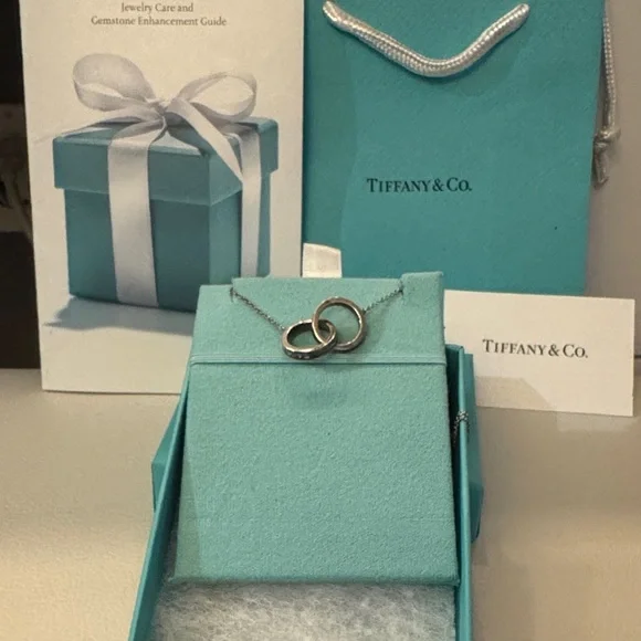 Tiffany & Co. Silver Infinity Necklace - Picture 1 of 3